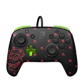 Manette Filaire Pdp Switch Rematch - Bowser Brille Dans Le Noir