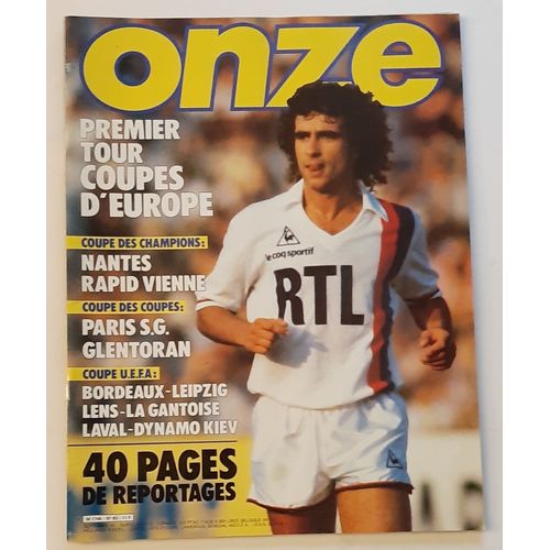Magazine Revue Onze N°93 Septembre 1983 Dominique Rocheteau