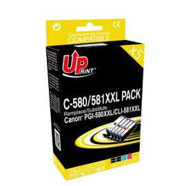 Pack UPrint compatible CANON PGI-580 / CLI-581 XXL