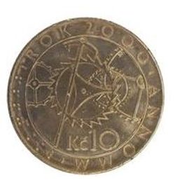 Pièce 10 Korun République Tchèque - 2000