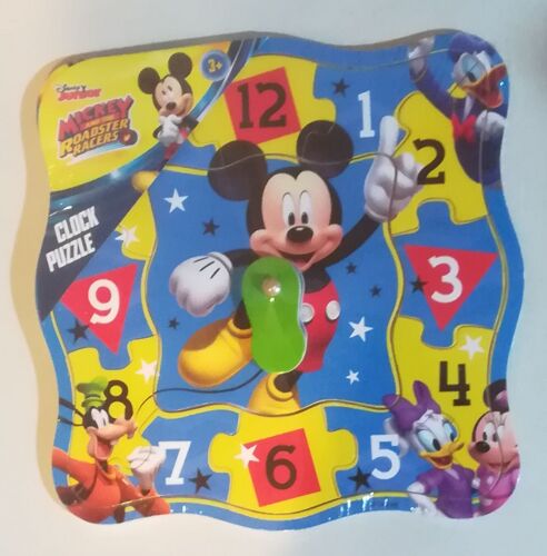 Horloge Bois Puzzle 12 Pièces Mickey Et Ses Amis
