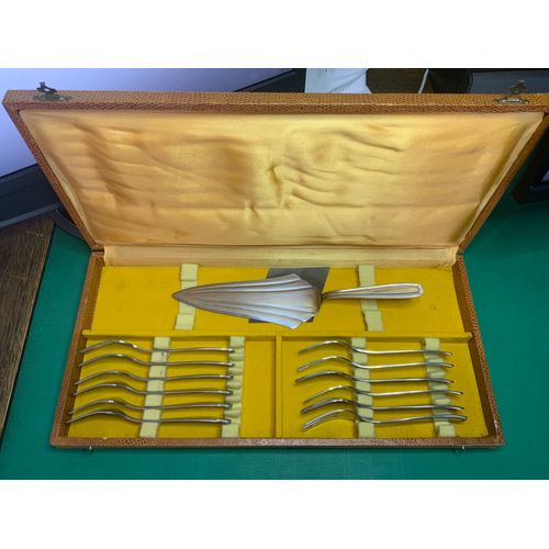 Service À Dessert En Acier Inoxydable