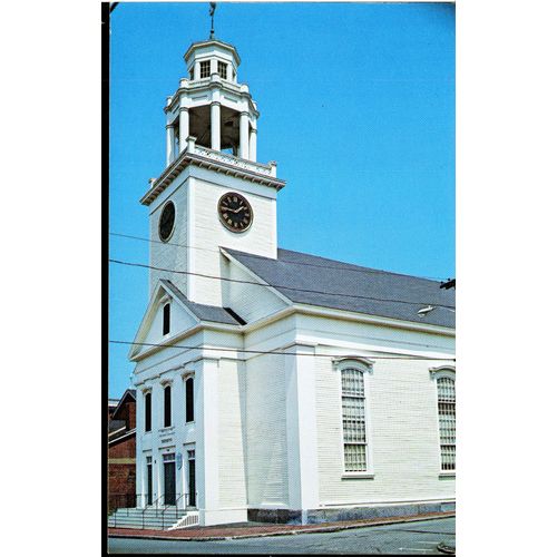 Carte Postale Old South , Presbyterian, Church , Built In 1756, Federal Street , Newburyport, Massachusetts