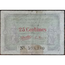 Billet 25 Centimes Chambre Ville De Commerce De Dijon - 1920 - Nécessité 598380