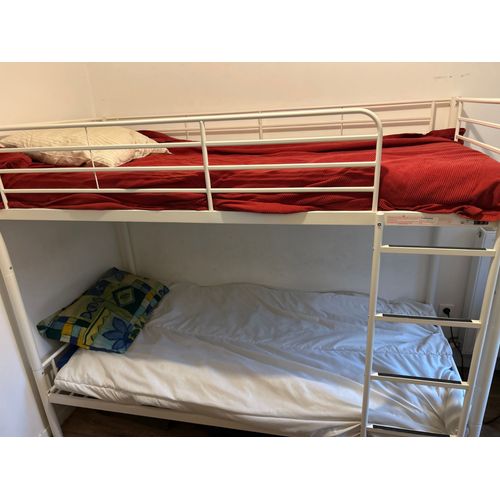 Lits Superposés 90x190 Cm Ole Coloris Blanc