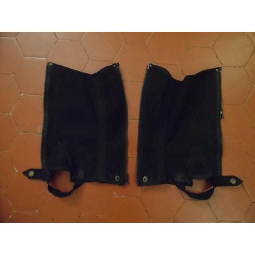 Mini-Chaps Suédine Noir Riding World