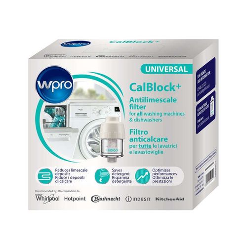 Filtre à eau anti-calcaire-Wpro Calblock+ CAL100 - Machine à Laver/Lave Vaiselles