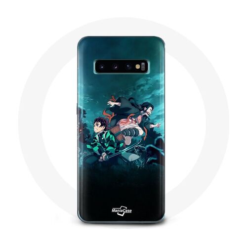 Coque Pour Samsung Galaxy S10 Plus Demon Slayer Manga Tanjiro Et Nezuko