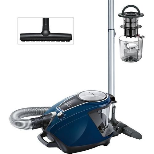 Bosch Relaxx'x Ultimate BGS7RCL - Aspirateur - traineau - sans sac - bleu foncé