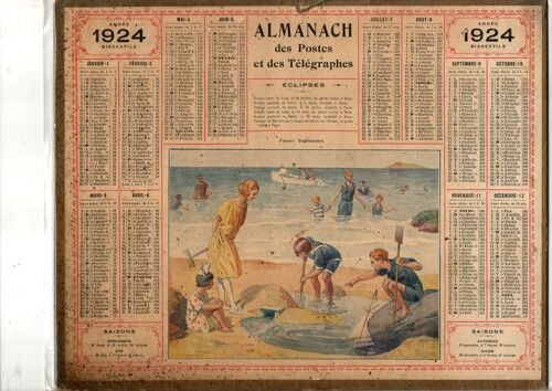 Almanach Des Postes Et Télégraphes, 1924