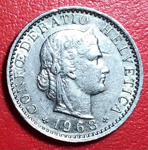 20 Centimes - Libertas - 1968 - Suisse