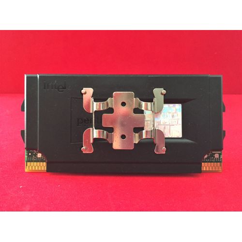 PROCESSEUR CPU INTEL PENTIUM II SL356 350 Mhz SLOT 1 + DISSIPATEUR INFORMATIQUE