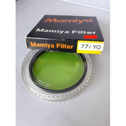 FILTRE MAMIYA YG JAUNE VERT 77mm pour RB 67 ou autres