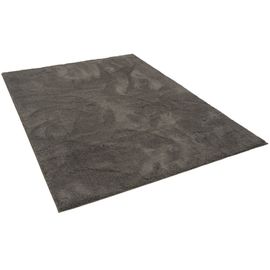 Pergamon Tapis Pour Enfants À Poils Longs Super Doux Silky Kids Anthracite 140x200 Cm