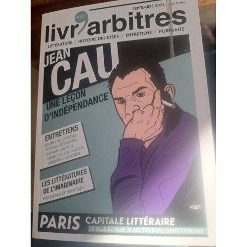 Livr'arbitres 47 Septembre 2024 Jean Cau