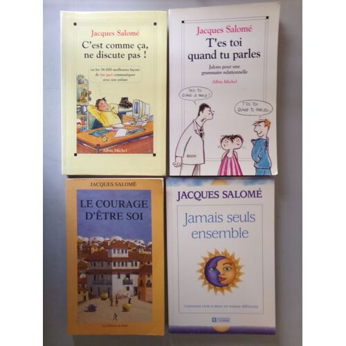 Lot De 4 Livres " Relation Humaine " / Jacques Salomé / Diverses Éditions