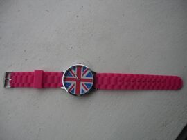 Montre Analogique Décor Drapeau