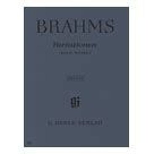 J. Brahms : Variationen Opus 21 Nr 1 Und 2 - Henle Verlag Hn439