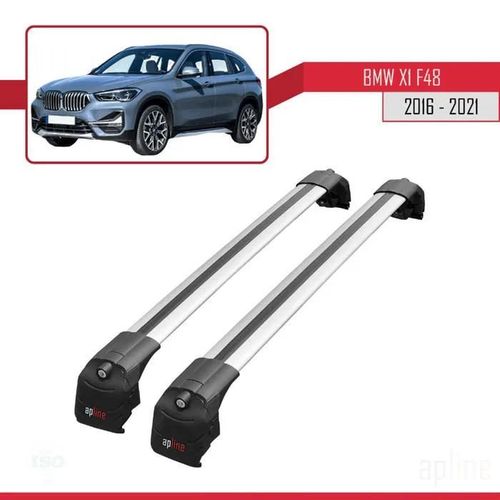 Barres De Toit - Ace-2 - Compatible Bmw X1 F48 - Aluminium - Gris - Charge 300 Kg