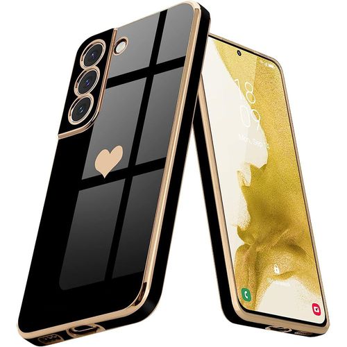 Coque Pour Samsung Galaxy S22 Noir Antichoc Motif CUr Protection Silicone Anti-Rayures - Booling