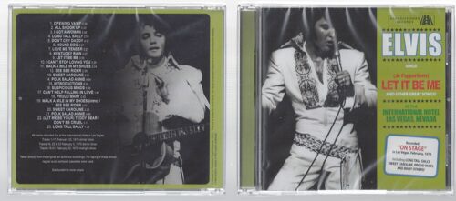 Elvis Presley Sings Let It Be Me Las Vegas 23/02/1970 Ds 23 Tracks Livret 8 Pg Disc Original Superbe Audience Recording Edition Limitée 500 Ex Sortie 2021