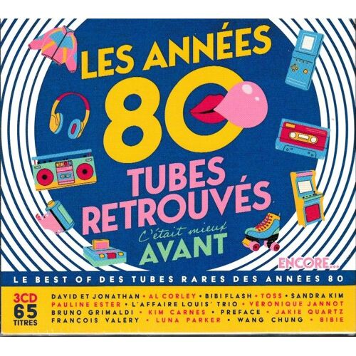 Les Années 80 Tubes Retrouvés Encore C Était Mieux Avant 3cd 65 Hits Versions Originales Artistes Originaux (P)2024 Umsm©Panthéon Universal Made In Eu Digipack Cartonné Voir Mes Photos Pour Les Titres