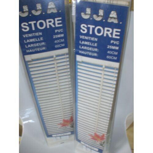 2 STORES PVC LAMELLES