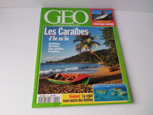 Geo Magazine Les Caraibes Annee 1995 - N° 192