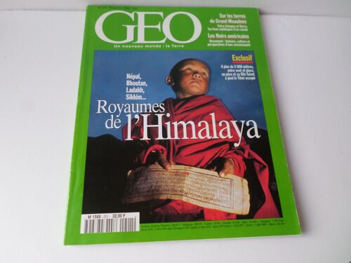 Geo Magazine Himalaya Annee 1995 - N° 201