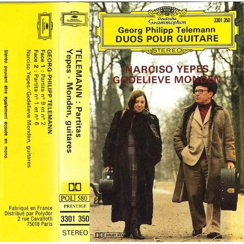 "Duos Pour Guitare" Georg Philipp Teleman - Narciso Yepes - Godelieve Monden