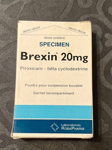 Jeu De 54 Cartes Publicitaire Medicaments Brexin Piroxicam