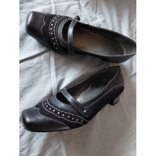 Escarpin Femme À Brides Noir