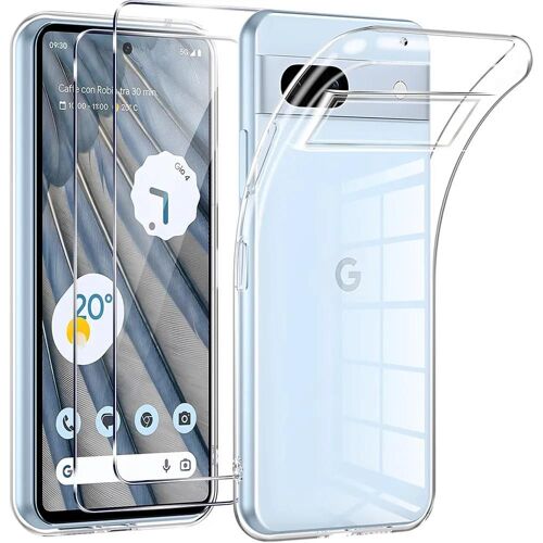 Coque Et 2 Verres Trempés Pour Google Pixel 7a - Protection Renforcée Antichoc Silicone - E.F.Connection