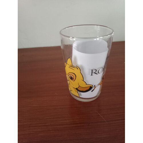 Verre Roi Lion Et Sanglier