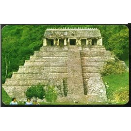 Carte Postale Templo De Las Inscripciones, Mexico, 1977