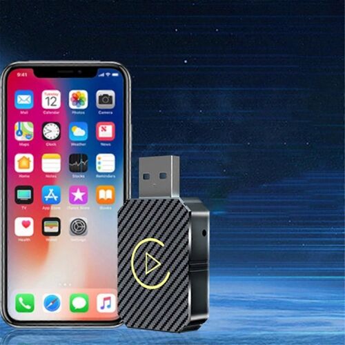 2 en 1 CarPlay Box Android Auto Convertisseur CarPlay sans fil Adaptateur sans fil Android Smart Box Adaptateur de voiture