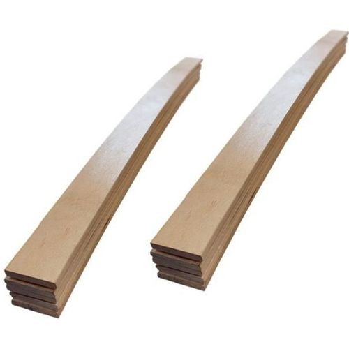 10 Lattes - 680x48x8 Mm - Lit 140 - Pour Sommier / Bz / Clic Clac Adapté Pour Cadre À Lattes, Bz, Clic-Clac Bois Clair