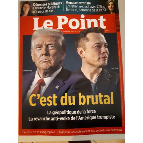 Le Point 2739 C'est Du Brutal Trump/Musk.