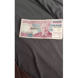 Billet 1 000 000 Livres Turquie