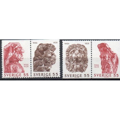 Suède Timbres Hommage À Gustav Vasa
