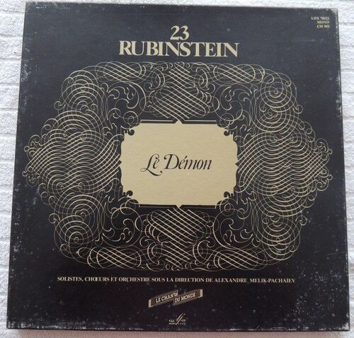 A. Rubinstein : Le Démon - A. Ivanov, T. Talakhadze, S. Krassovski. Dir. A. Melik-Pachaiev. 3x Vinyles Lp