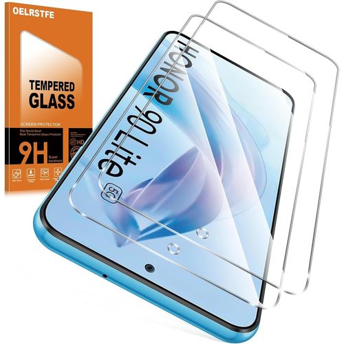 SSKAL-Verre Trempé Pour Honor 90 Lite 5G 2 Pièces,Film De Vitre Protection Écran Dureté 15H Anti Rayures Sans Bulless Transparent Hd Haute Sensibilité Protecteur D'Écran