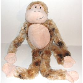 Peluche Singe Toys R Us Sonore Grand Format Couleur Chiné Marron 70 Cm