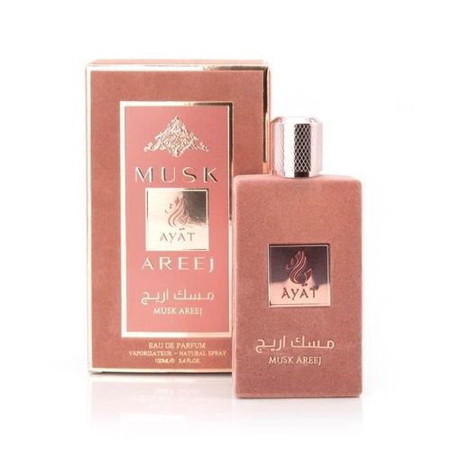 Ayat Perfumes ? Musk Areej 100ml - Eau De Parfum Femme - Senteur Arabian Orientale Notes: Litchi Fleur Blanche, Framboise 