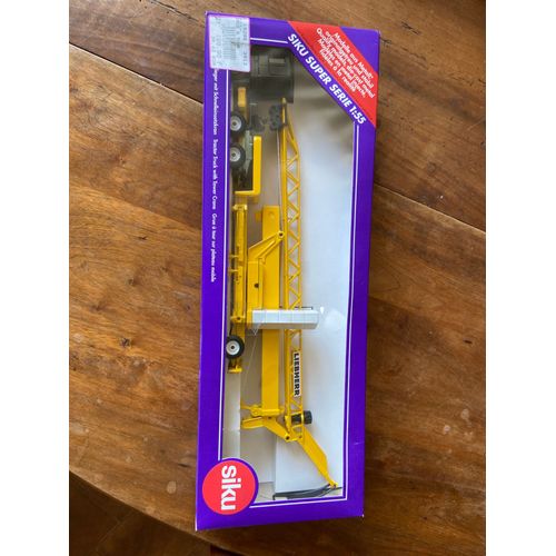 Grue À Tour Sur Plateau Mobile Siku 3913 Avec Boite 1/55-Siku