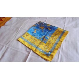 &#34 Foulard Carré 72x72cm&#34 Avec Motif,100% Polyester:Neuf
