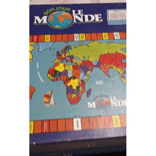 Mallette Jeu De Société Bonjour Le Monde.Edition 1990.