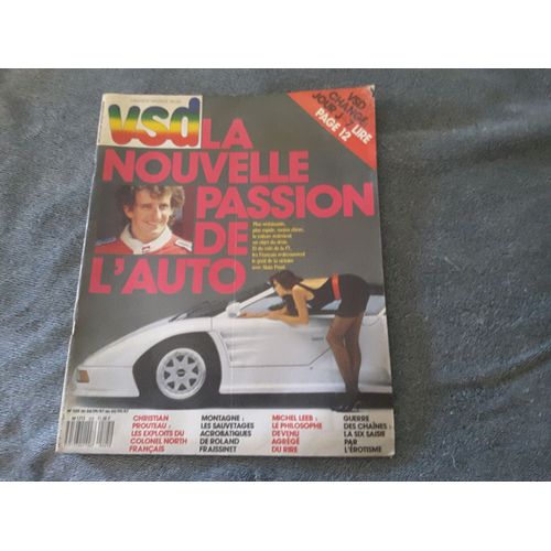 Vsd 525- Passion Auto A Prost - Michel Leeb-L'abbé Pierre-Baguer Les Oiseaux- Christian Prouteau-