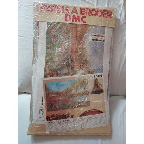 Pastel A Broder Dmc Paysage De Sologne 60 X 92 Cm Kit Complet