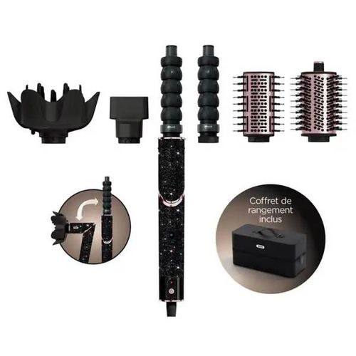 Styler & Sèche-Cheveux 5-En-1 Shark Flexstyle - Édition Limitée Diamant Noir Hd446jbeu